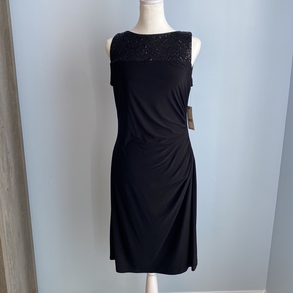 American Living Dresses & Skirts - NWT American Living black sheath dress with sequin accent. Size 10.